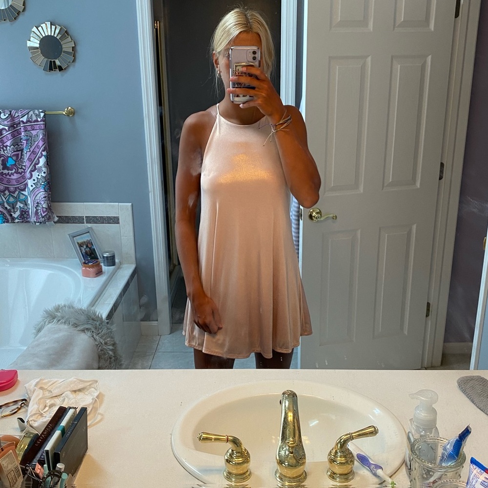 Forever 21 pink iridescent dress